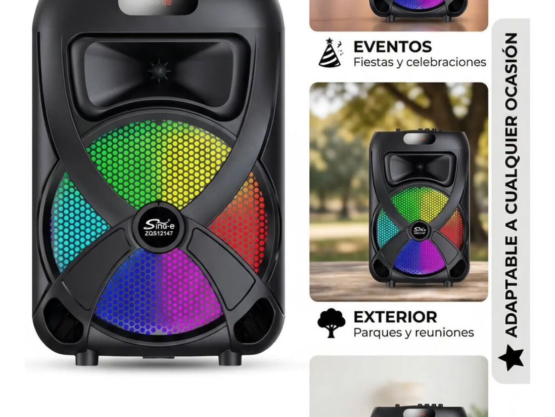 SuperBass 6000W Party zvočnik