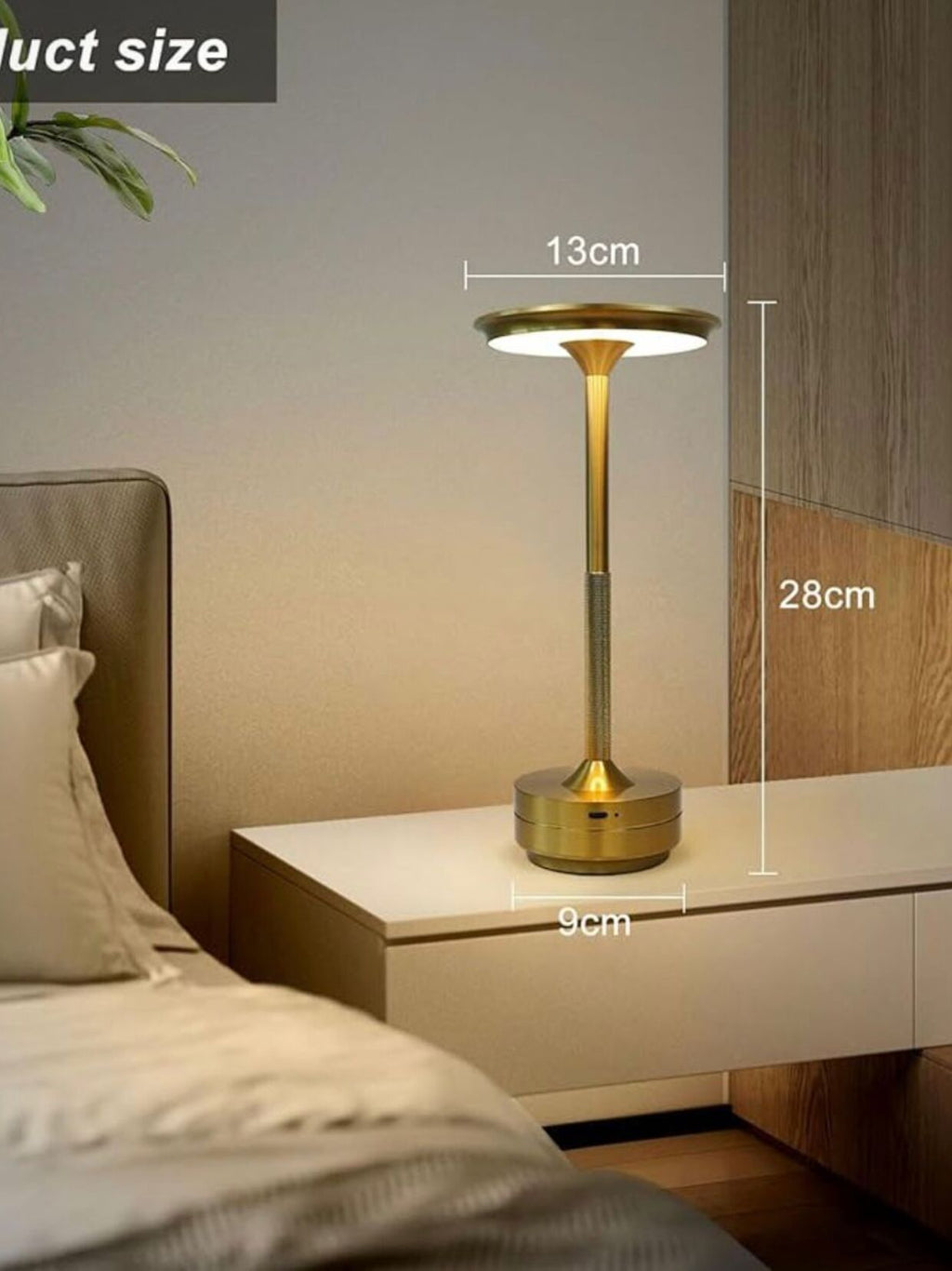 Gold Touch LED svetilka na dotik