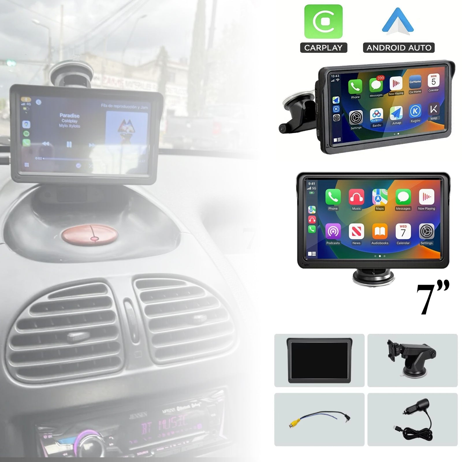 DriveSmart 7" CarPlay in Android avto navigacija