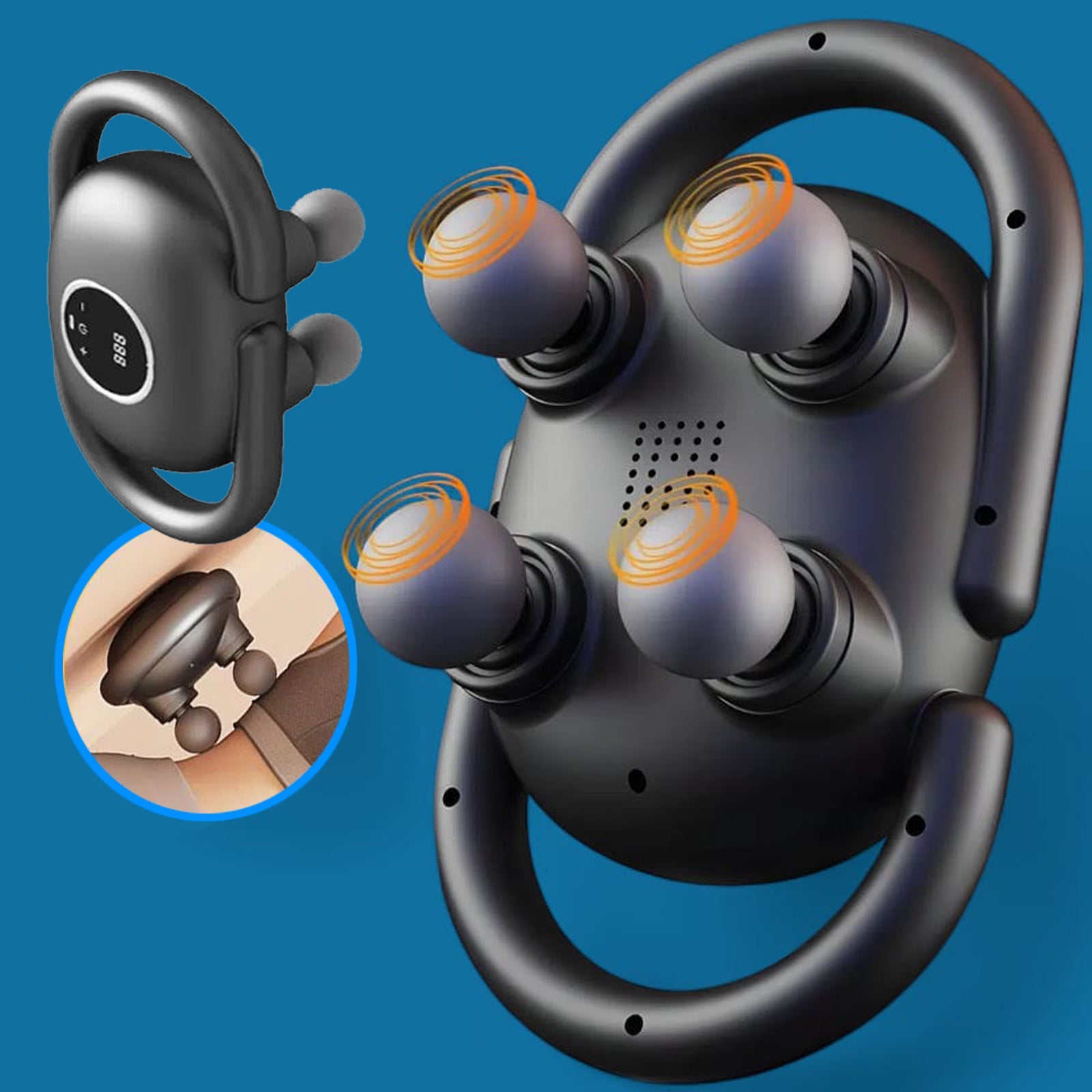 MASAŽER AKCIJA S 4 MASAŽNIMI GLAVAMI