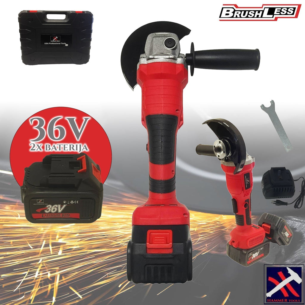 AKUMULATORSKI BRUSILNIK Z 2 BATERIJIMA 36V KLADIVO