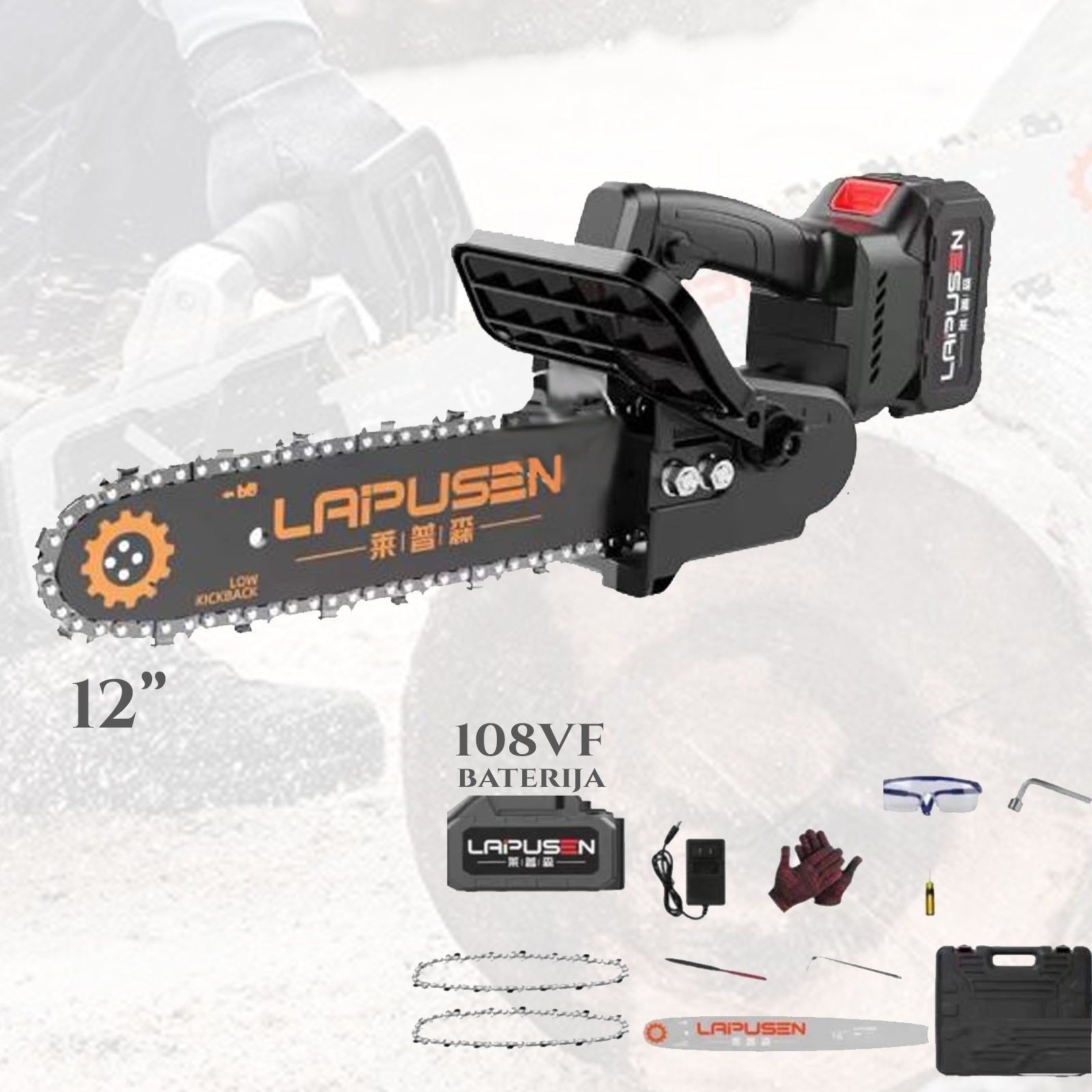 AKUMULATORSKA ŽAGA 42V 12 PALCEV