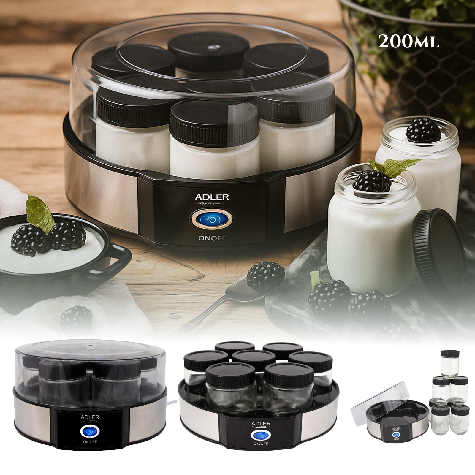 Aparat za jogurt 20 W + 7 skodelic