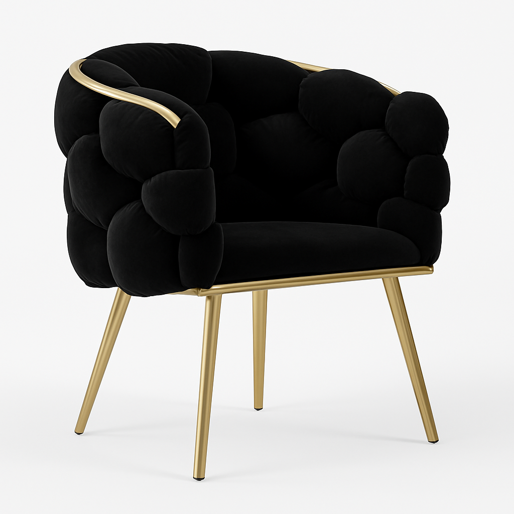 Žametni “bubble” stol