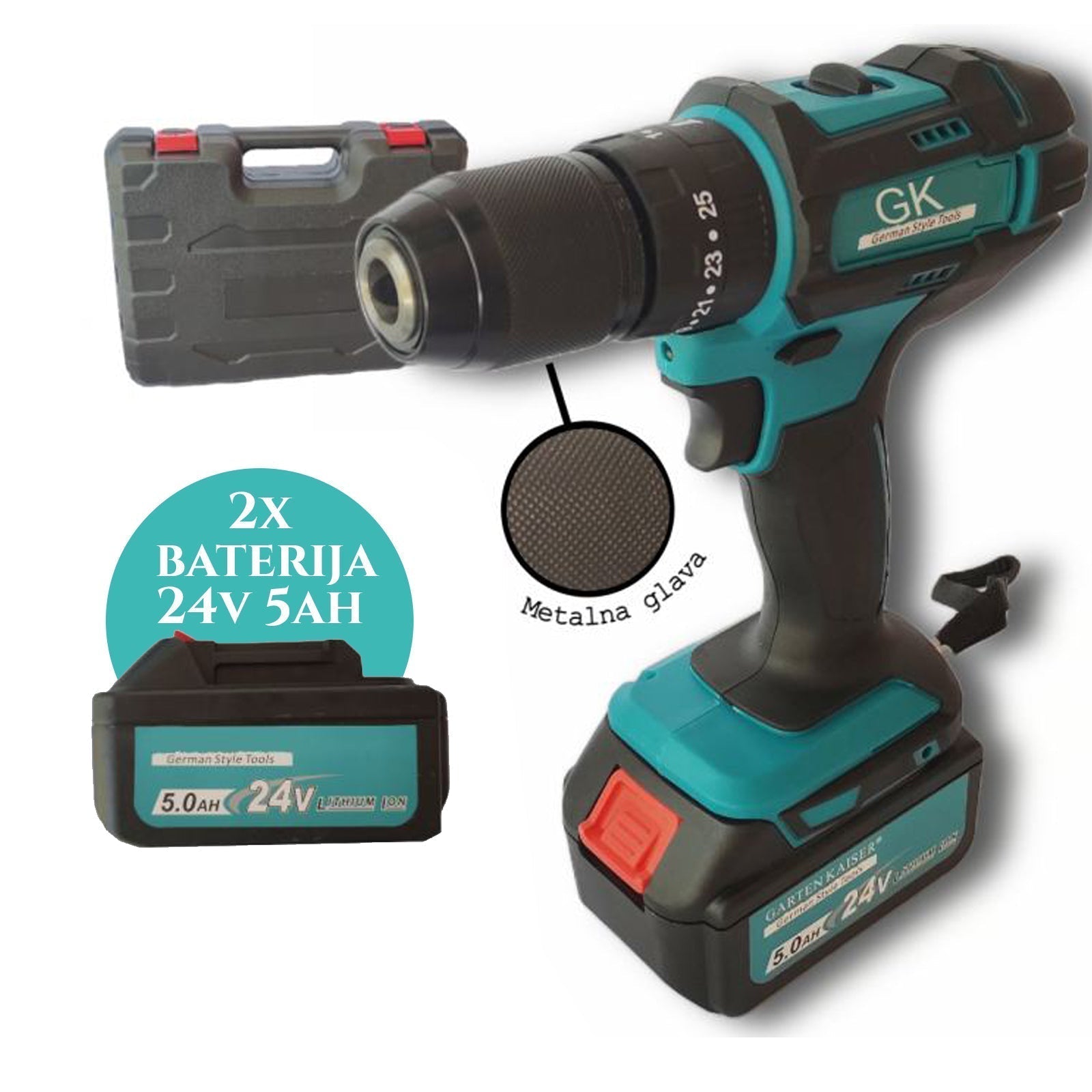 GK UDARNI VRTALNIK 24V 450Nm