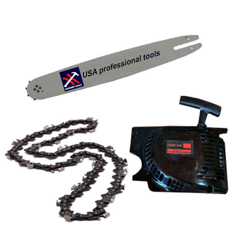 MOTORNA ŽAGA 5,2 KM KLADIVO Z DODATNO MEČO, VERIGO, ZAGANJAČEM IN ROKAVICAMI BREZPLAČNO