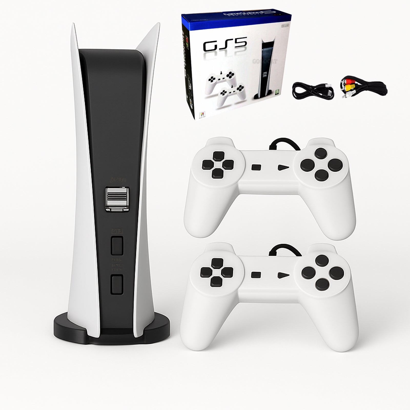 Game Station 5 – Retro konzola z 200 igrami + 2 kontrolerja