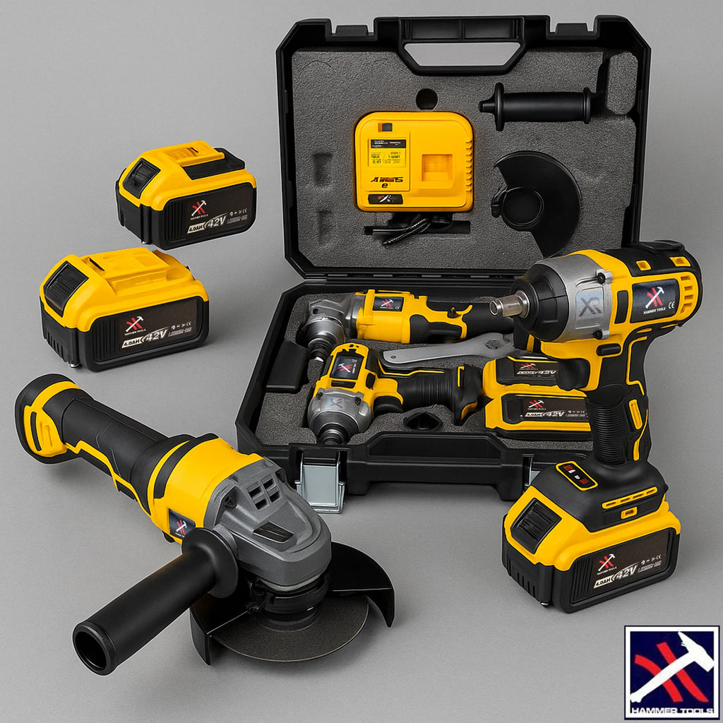 Hammer Tools 42V - 2v1 akumulatorski set z 2 baterijama in kovčkom