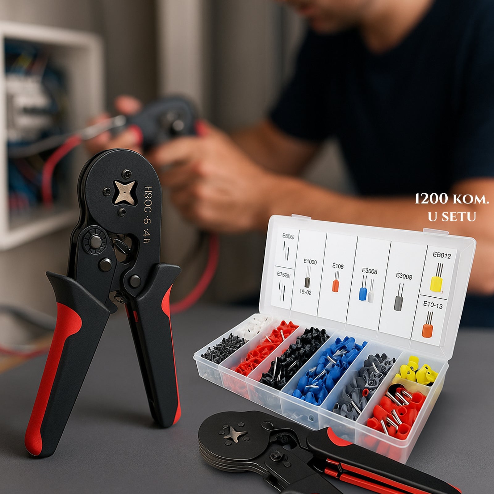 Klešče za stiskanje s 1200 podaljški