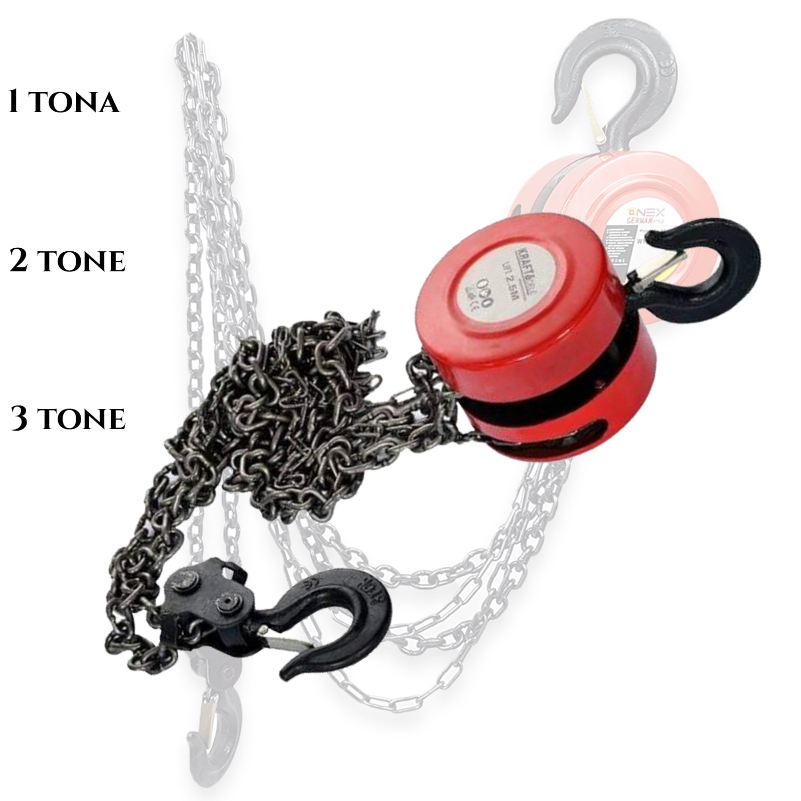 VERIŽNI DVIGALO 1/2/3 TONE