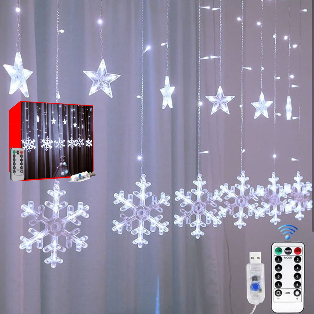 LED SNEŽINKE IN ZVEZDE