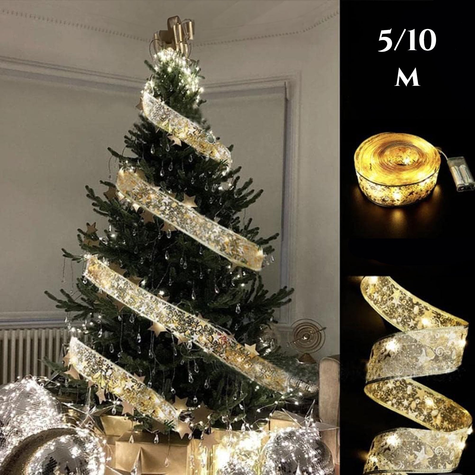 BOŽIČNI LED DEKORATIVNI TRAKOVI 5M/10M