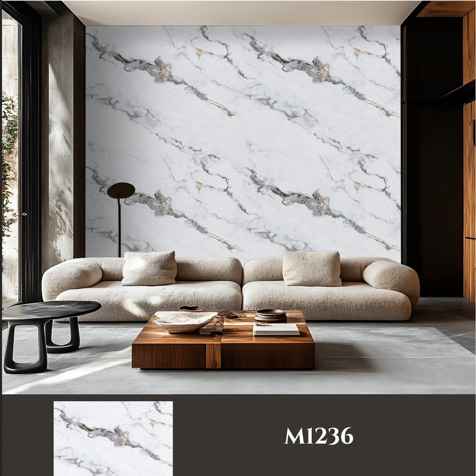 Samolepilna 3D PVC dekorativna folija 60x280 cm