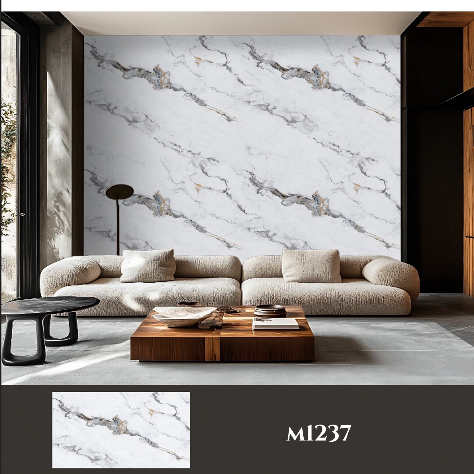 Samolepilna 3D PVC dekorativna folija 60x280 cm