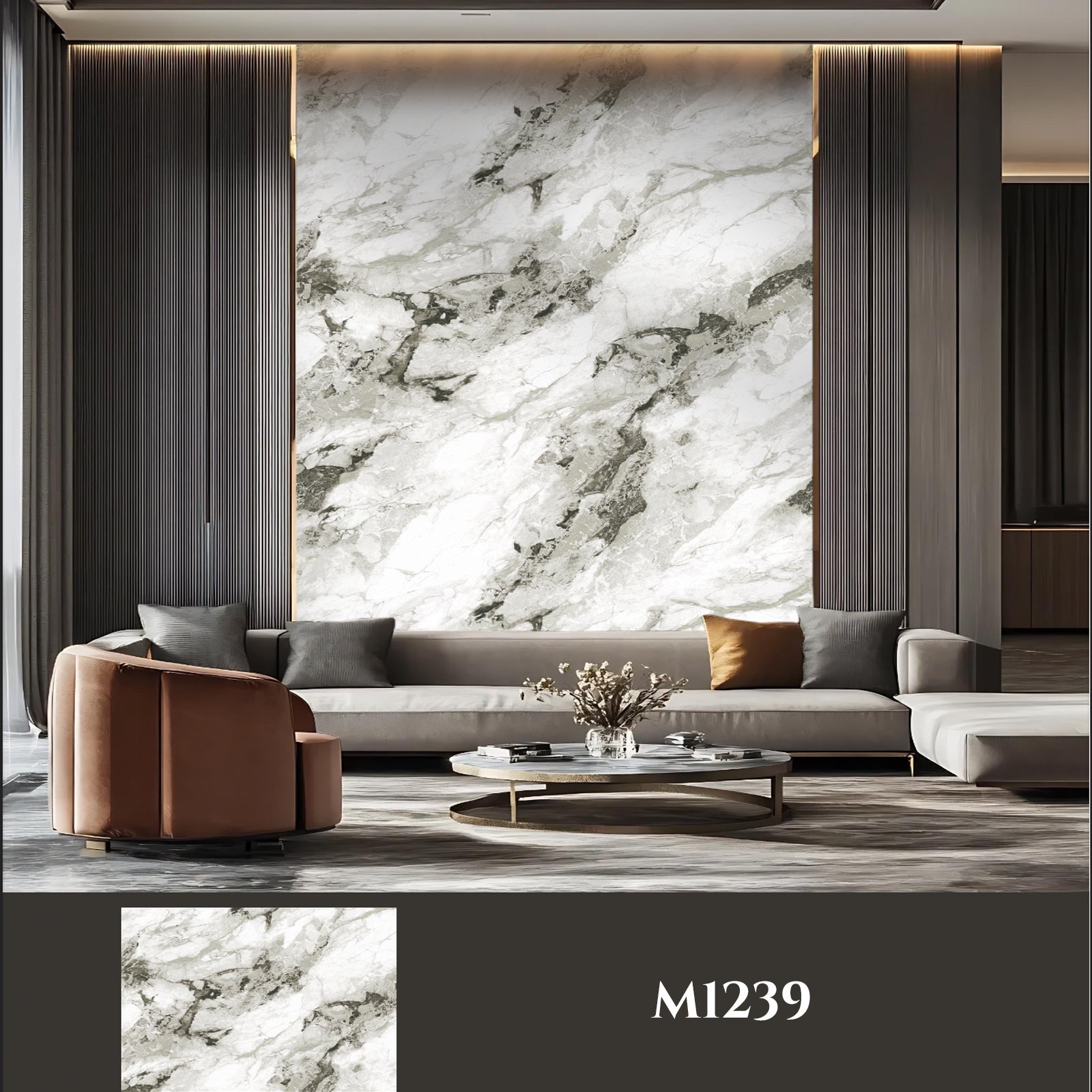 Samolepilna 3D PVC dekorativna folija 60x280 cm