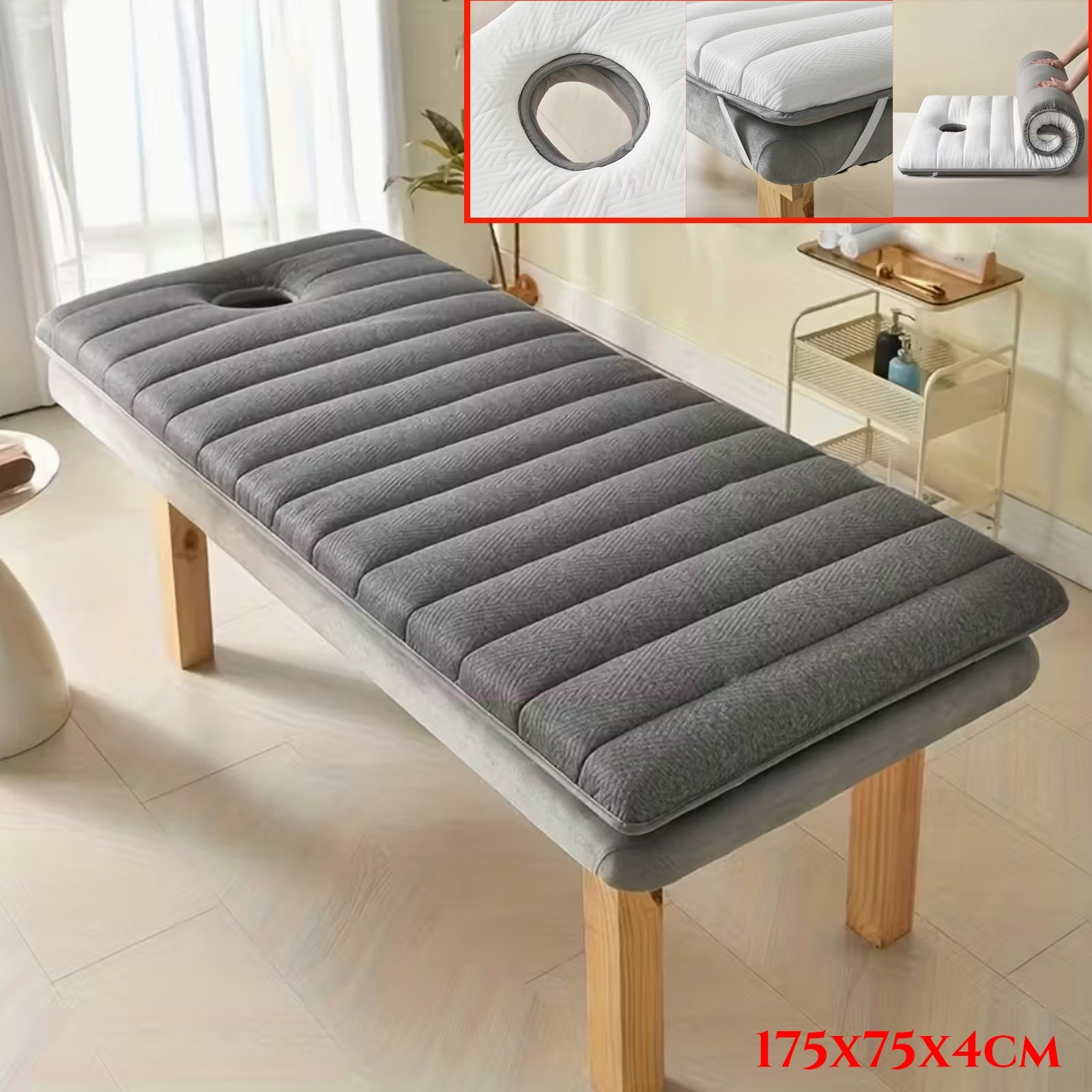 Premium udobna masažna blazina 175×75×4 cm