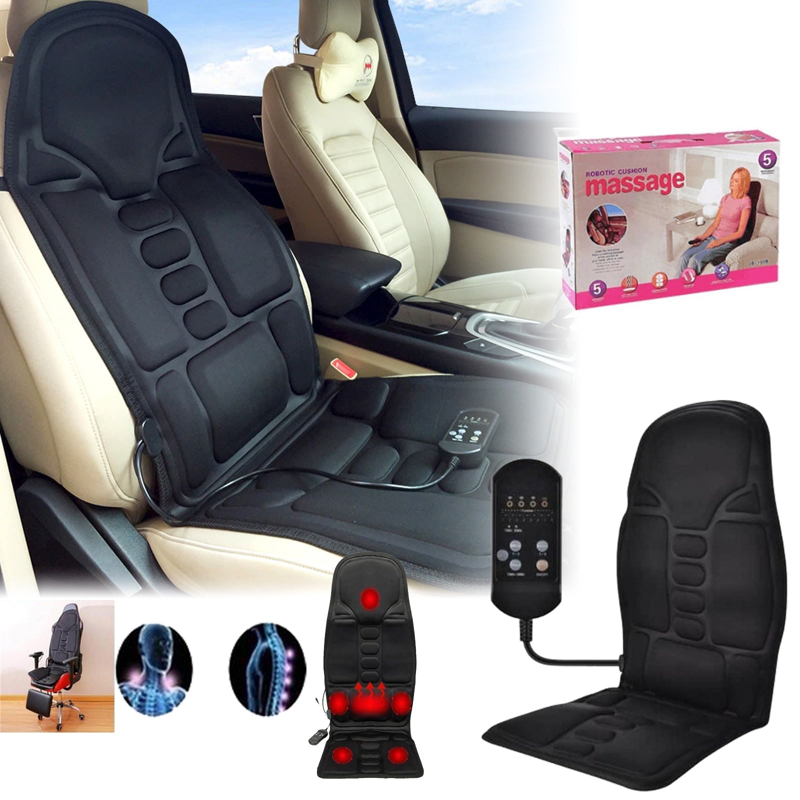 MASAŽER ZA AVTO IN NASLONJAČ