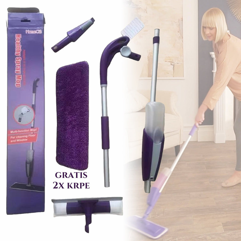 Škropilni mop z dvema brezplačnima mopoma