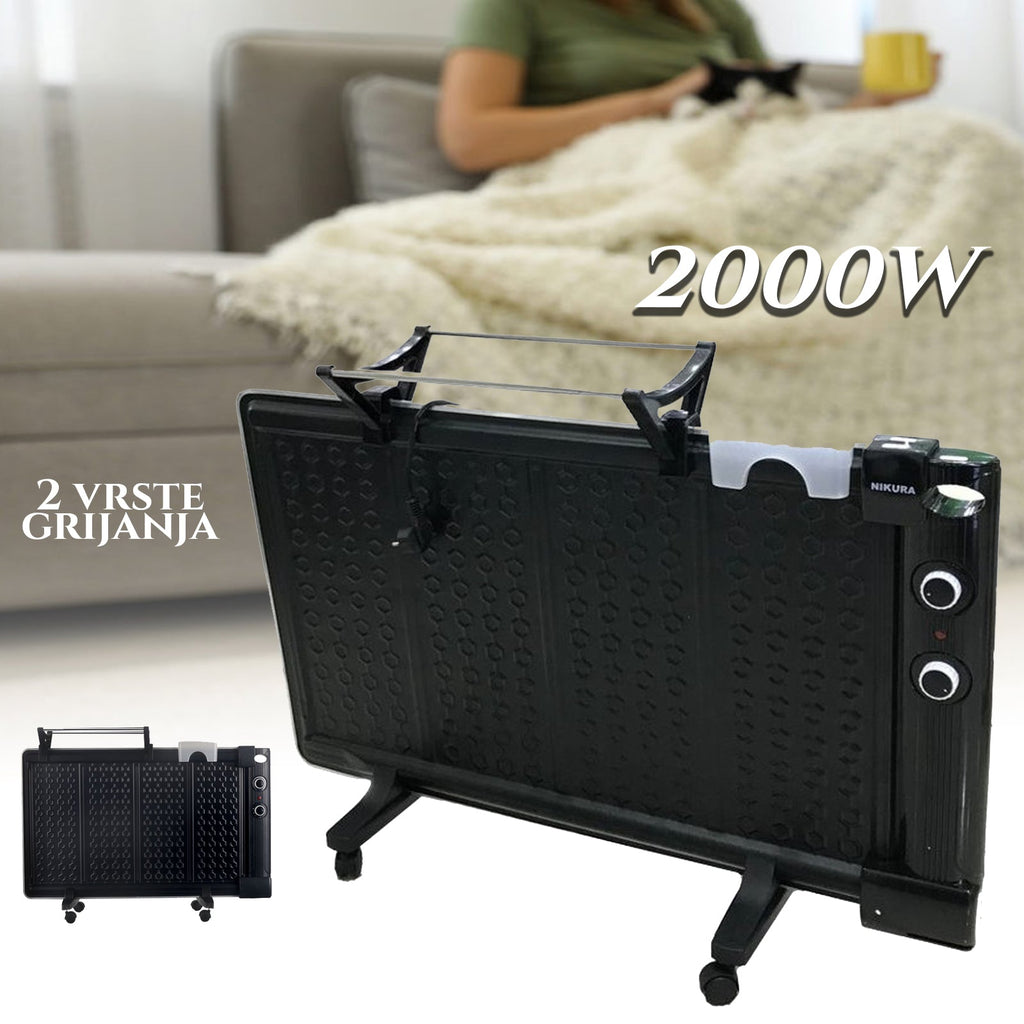 OLJNI RADIATOR 2000 W S SUŠILNIKOM ZA OBLAČILA
