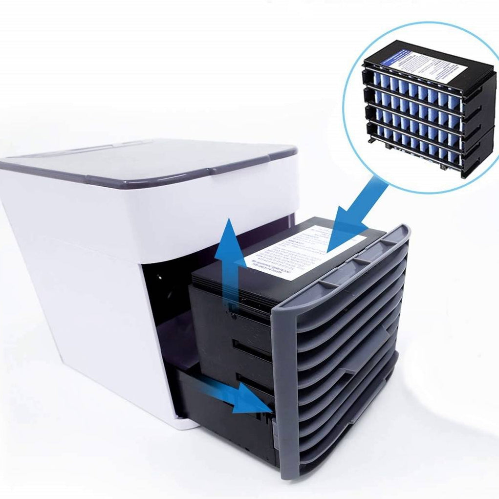 Mini prenosna klimatska naprava 1+1 GRATIS