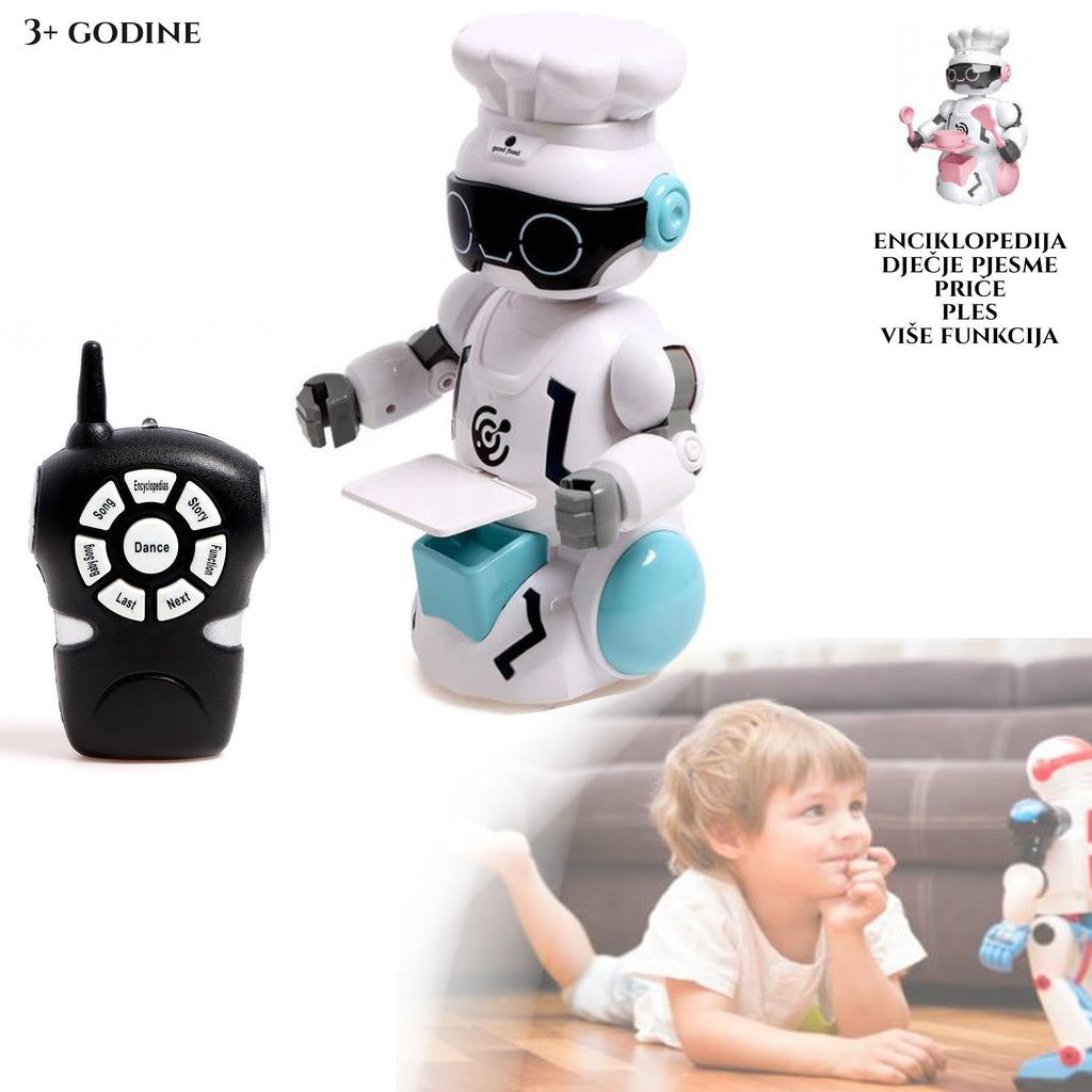 ROBOTSKI KUHAR IGRAČA Z DALJINSKIM UPRAVLJALNIKOM