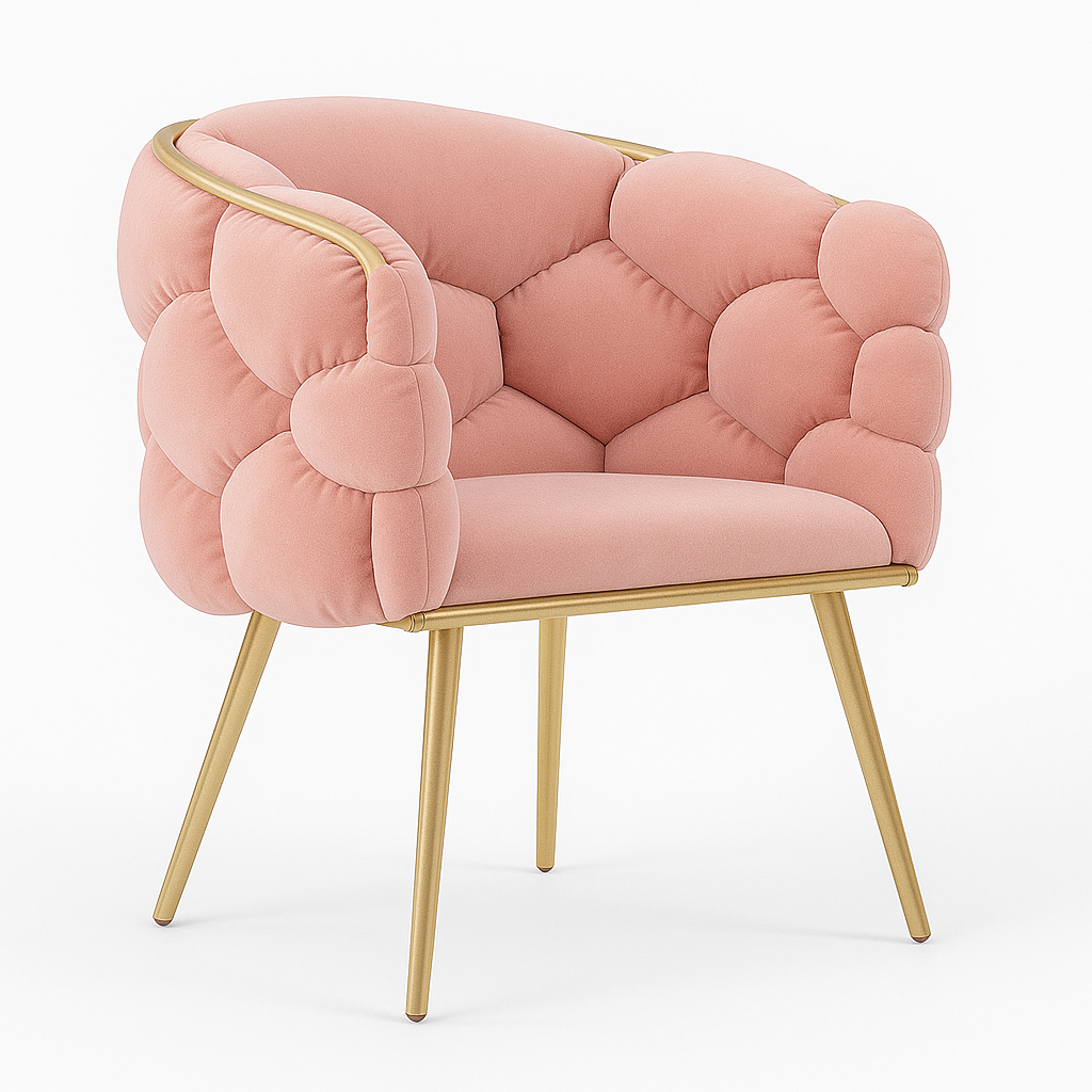 Žametni “bubble” stol