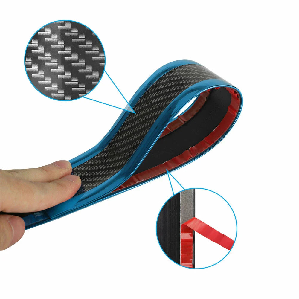 Carbon 5D zaščitni trak za avtomobil (100 cm × 7 cm)