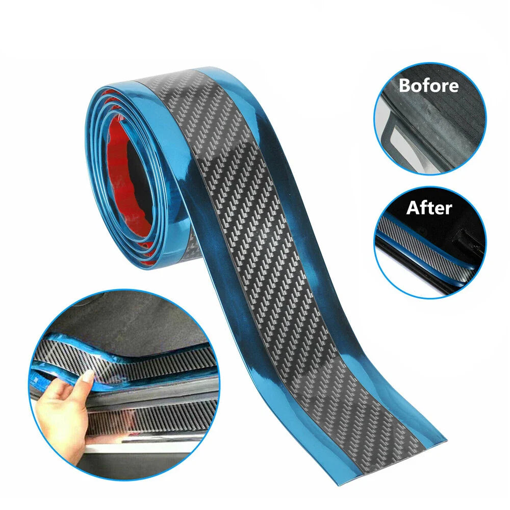 Carbon 5D zaščitni trak za avtomobil (100 cm × 7 cm)