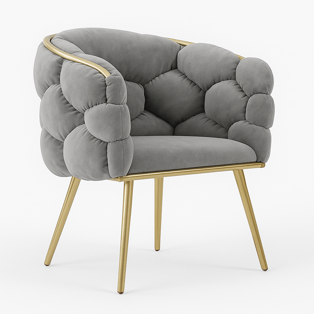 Žametni “bubble” stol