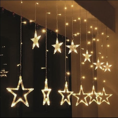 Učinkovita LED božična svetlobna zavesa