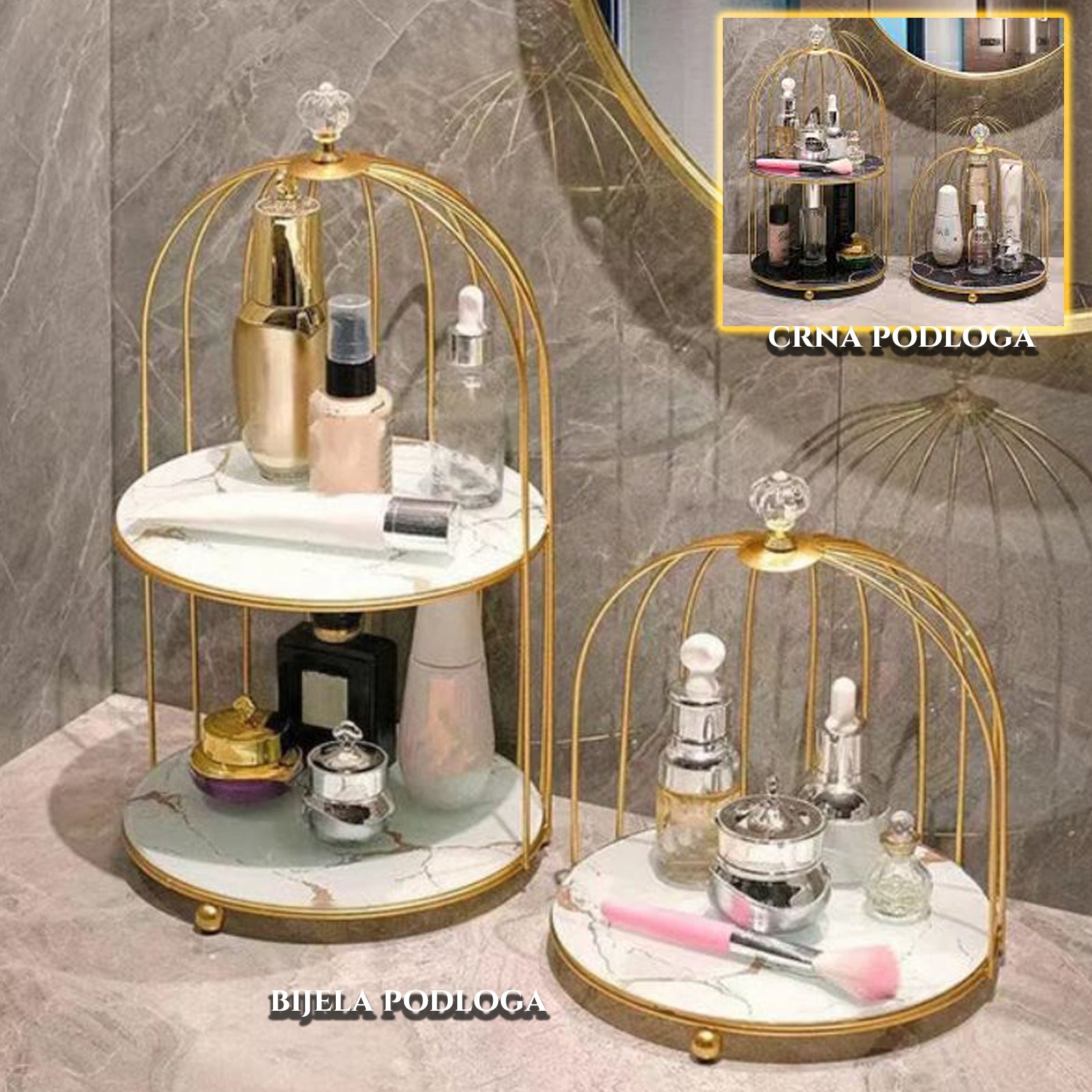 STOJALO ZA SHRANJEVANJE KOZMETIKE