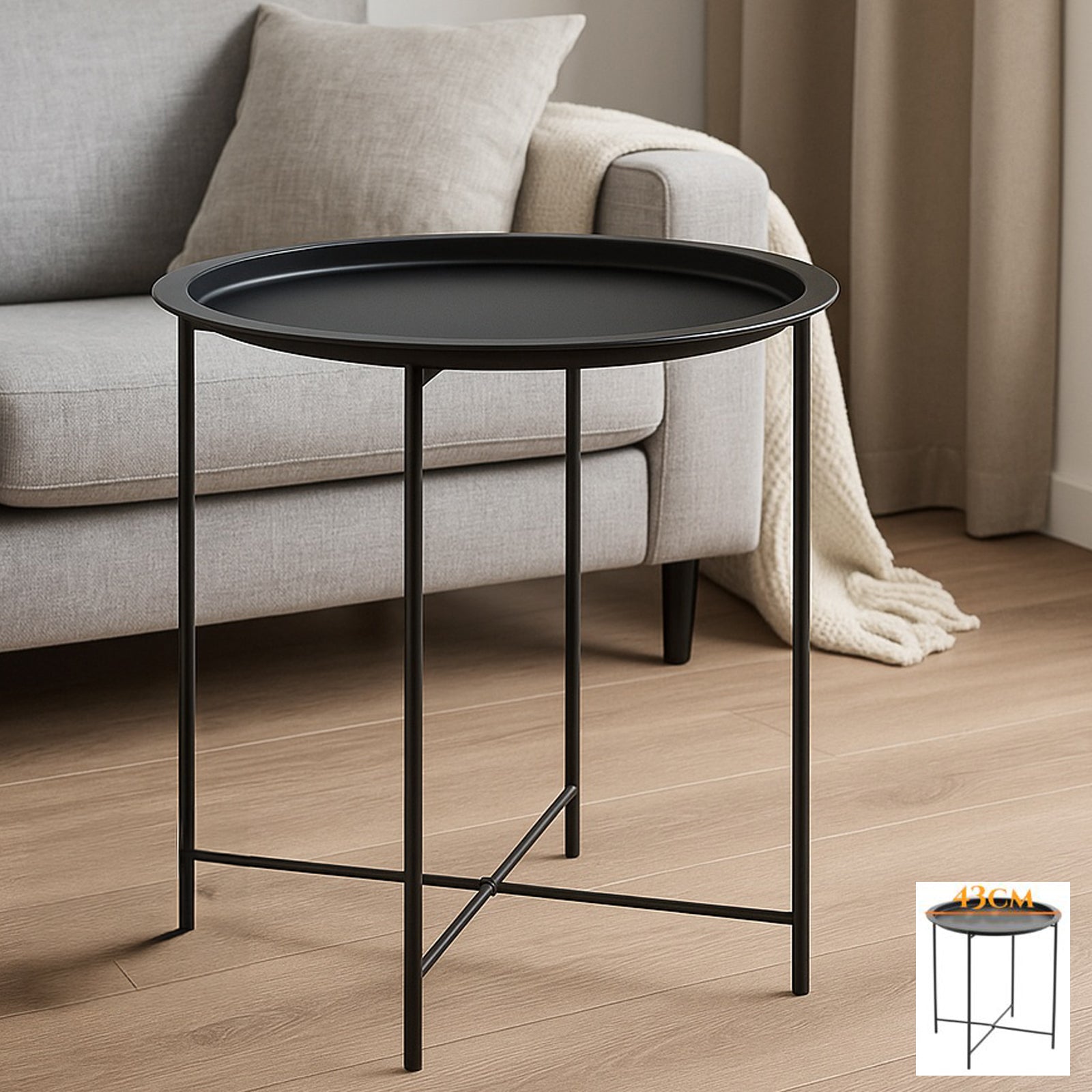 Moderna pomožna mizica - 43 cm