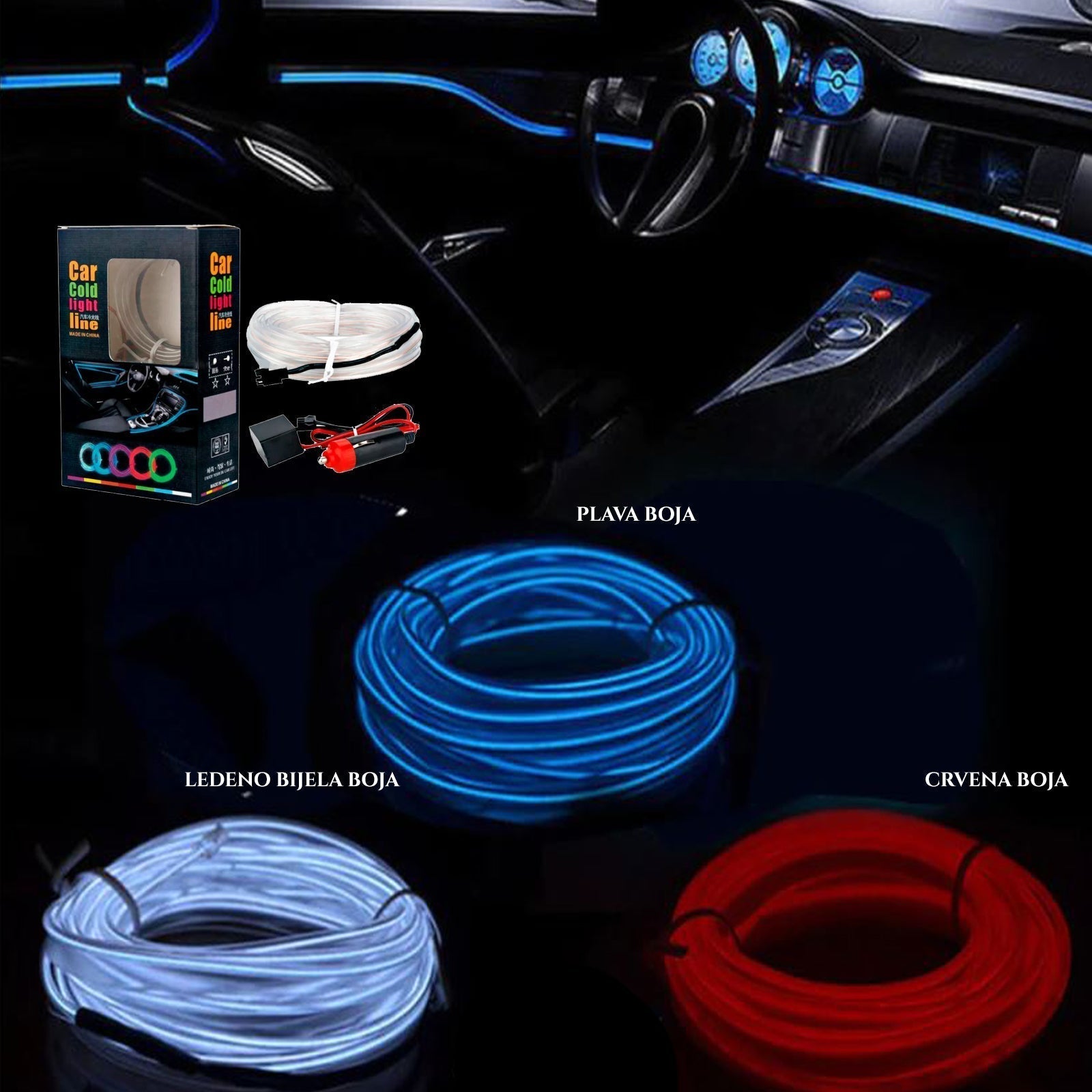 AMBIENTALNI LED TRAKOVI ZA VOZILA