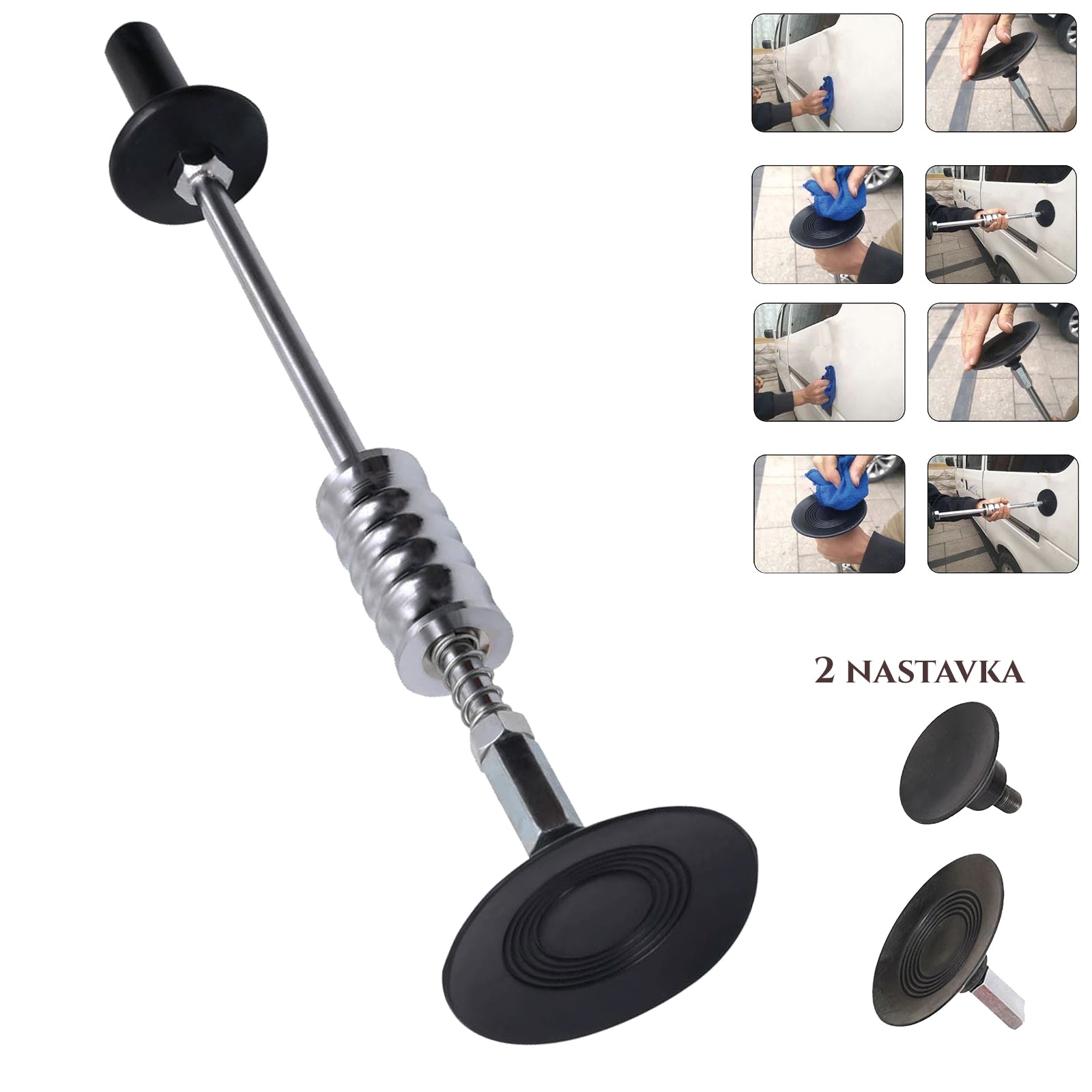 KLADIVO ZA VDRTINE VOZILA Z 2 PODALJŠKOMA