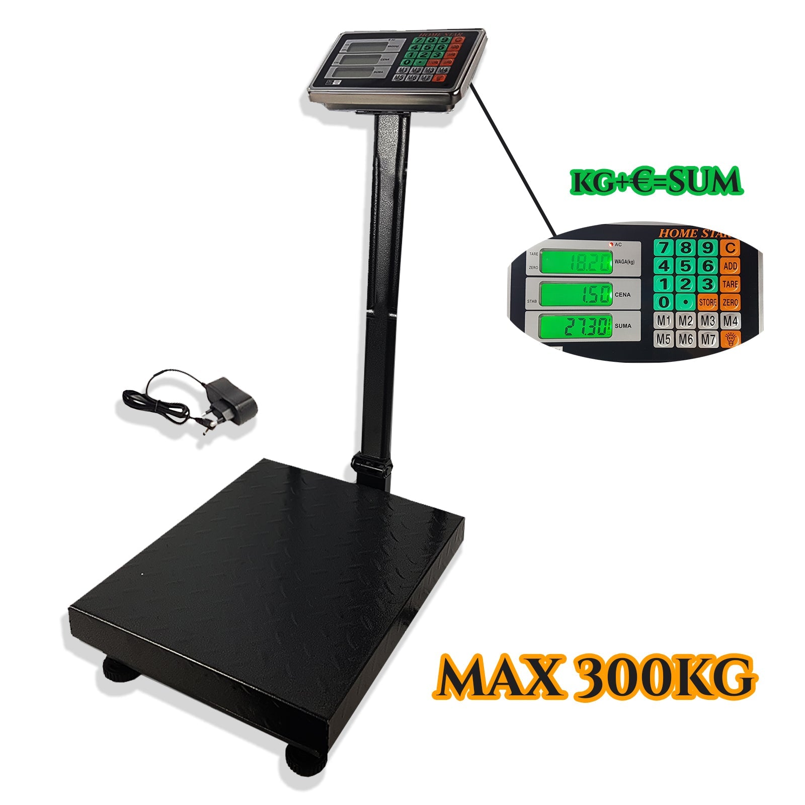 Digitalna platformna tehtnica do 300 kg