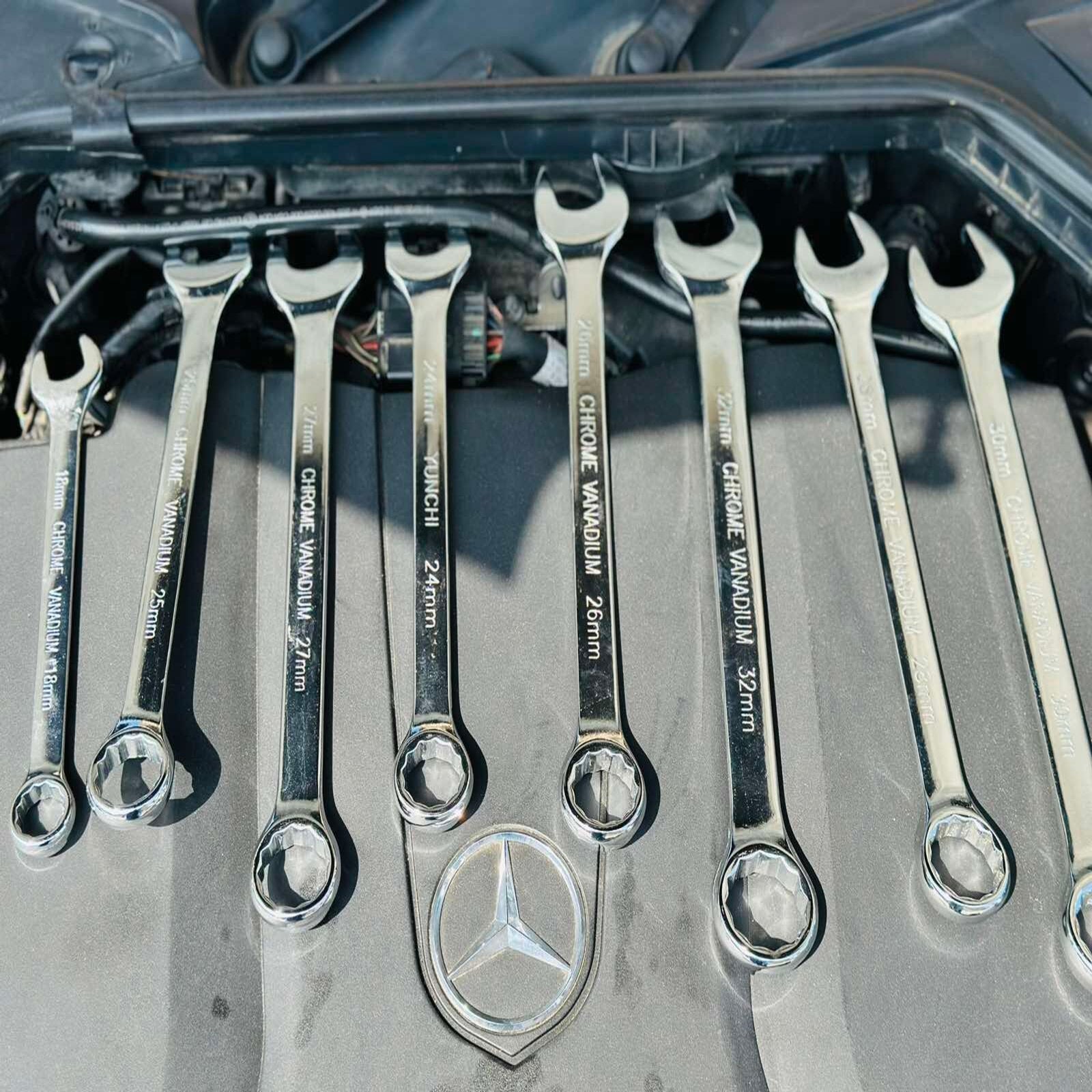 25-delni komplet viličastih ključev z zunanjim premerom 6 mm–32 mm, KLADIVNO ORODJE