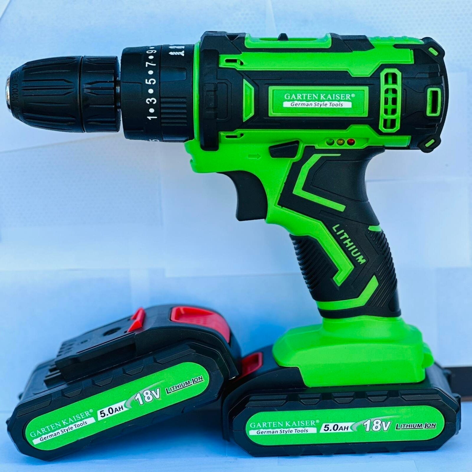 AKUMULATORSKI VRTALNIK GK 18V Z 2 BATERIJAMA