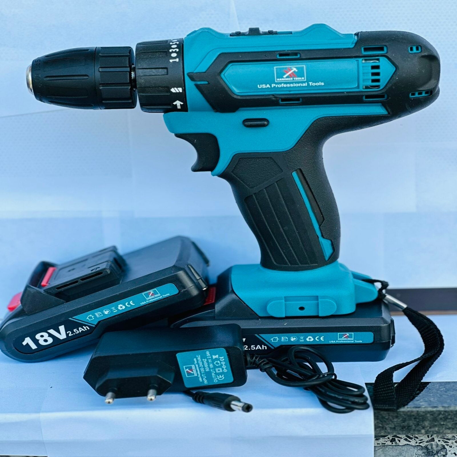 18V AKUMULATORSKI VRTALNIK Z 2 BATERIJICAMA