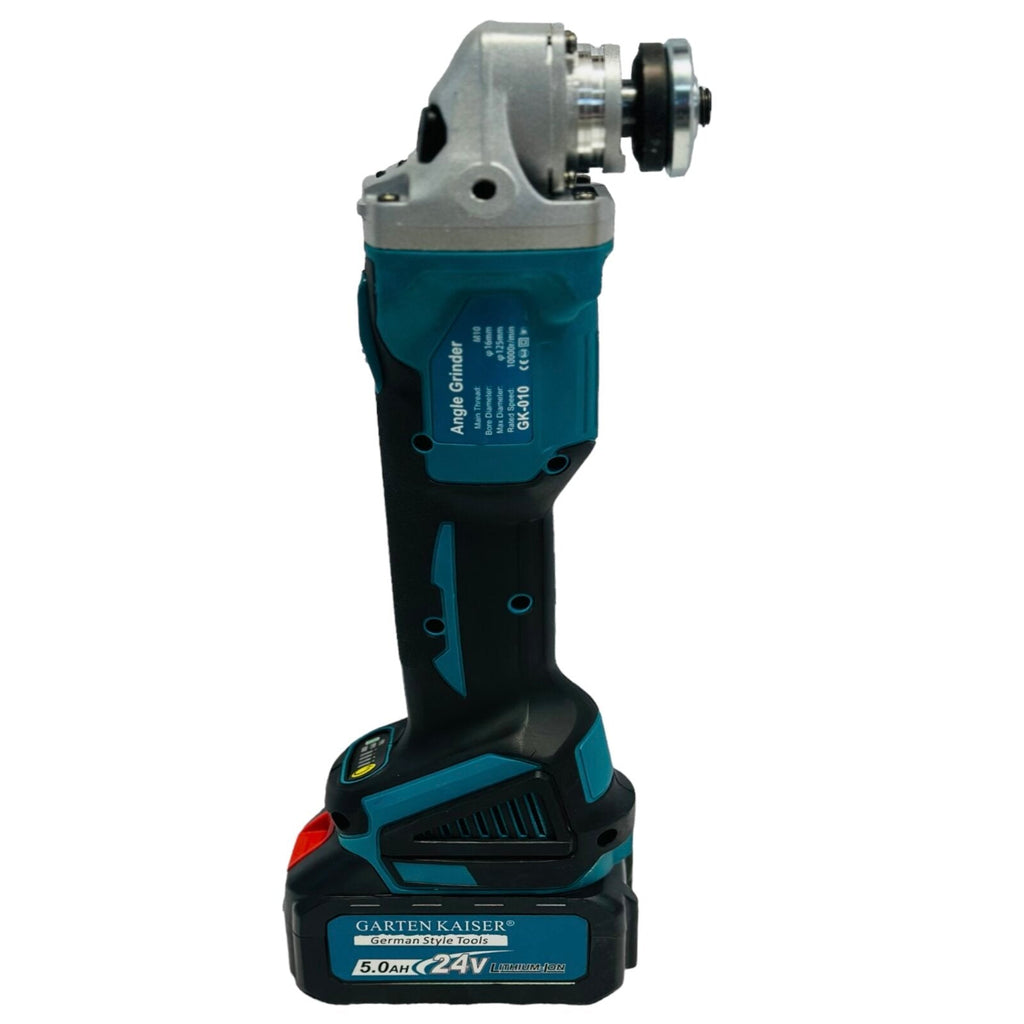 AKUMULATORSKI KOTNI BRUSILNIK 2X BATERIJA 5,0 mAH