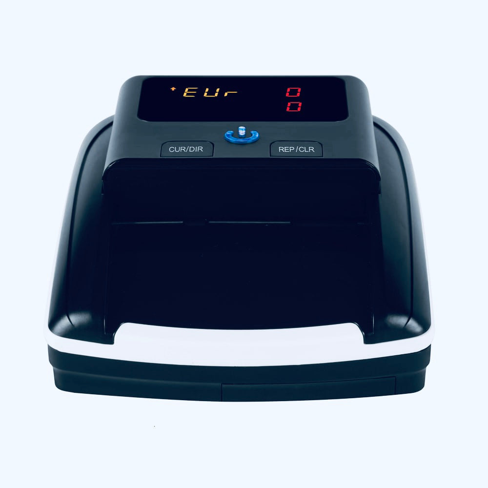 BREZŽIČNA NAPRAVA S POLNILNO BATERIJO ZA ŠTETJE IN PREVERJANJE DENARJA