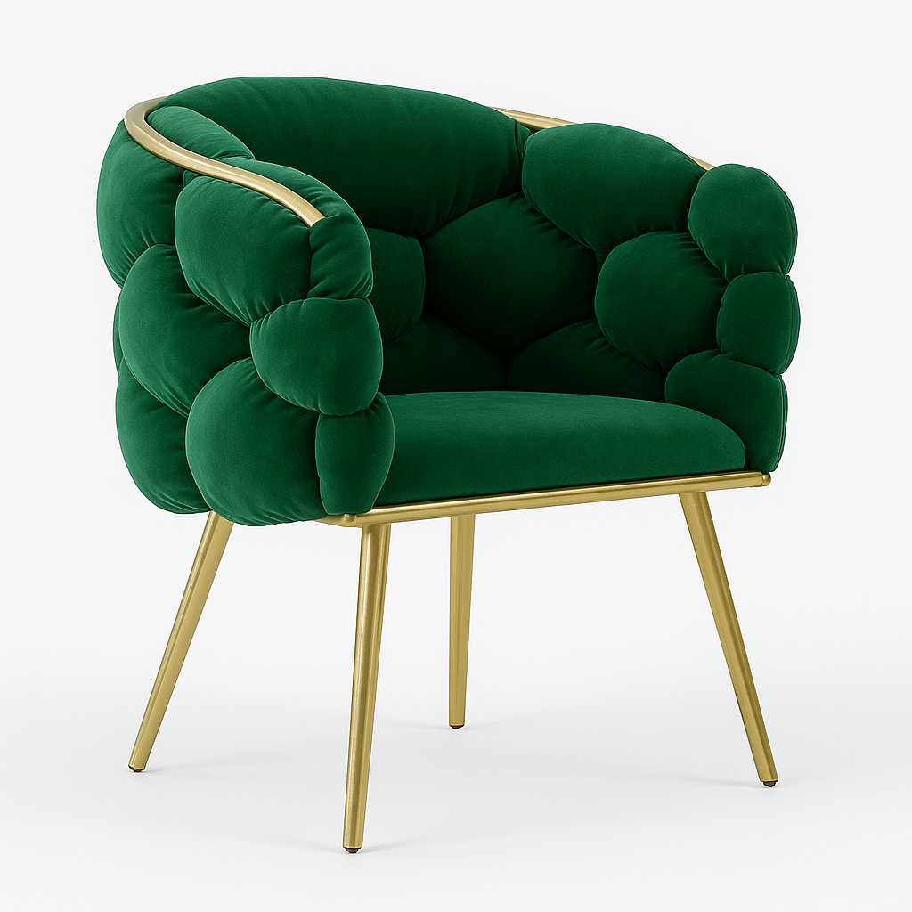 Žametni “bubble” stol