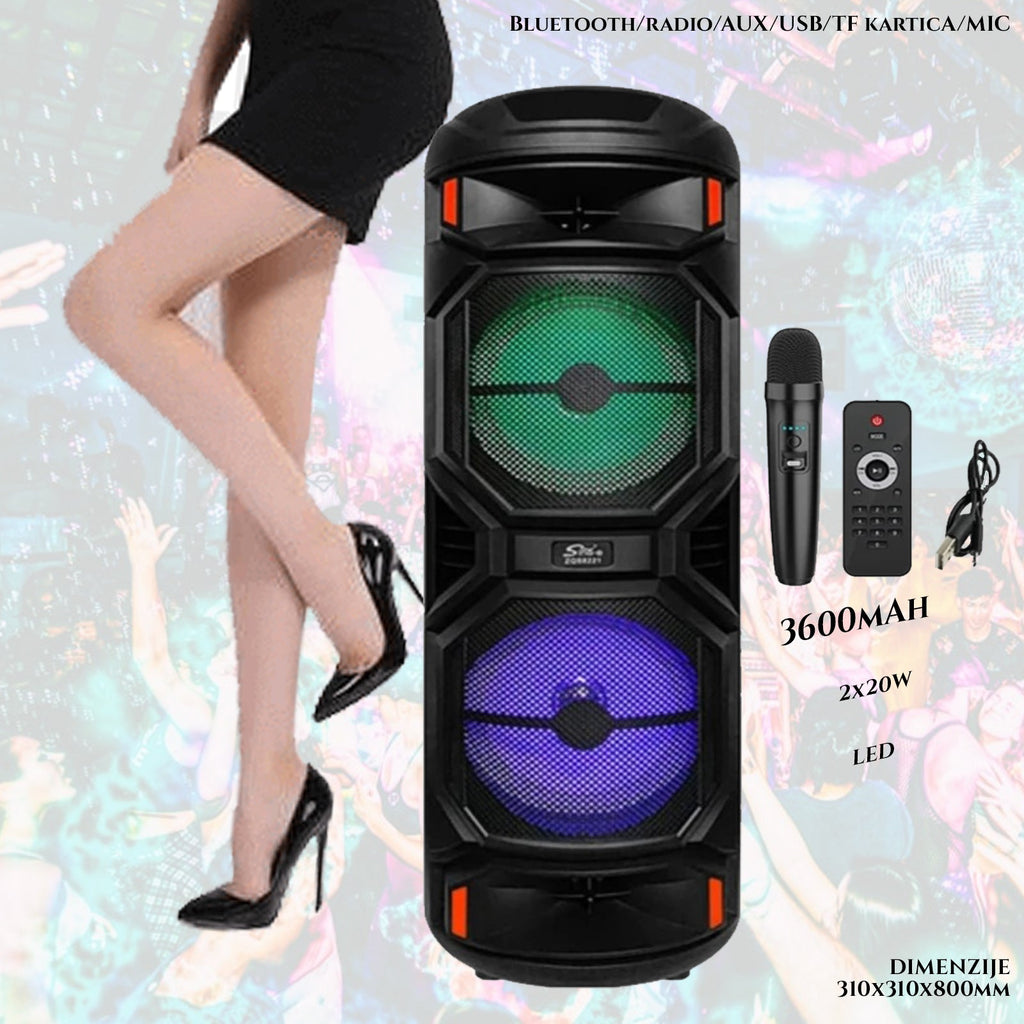 ZVOČNIK ZQS8221 VIŠINA 80 CM